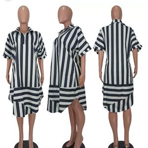 Black and white tunic